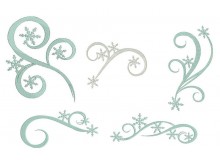 Stickserie - Winter Swirls